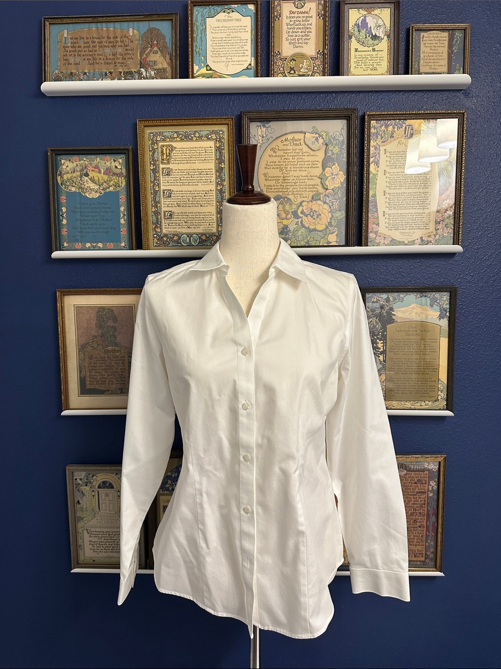 Classic Wrinkle-Free, Tailored Blouse